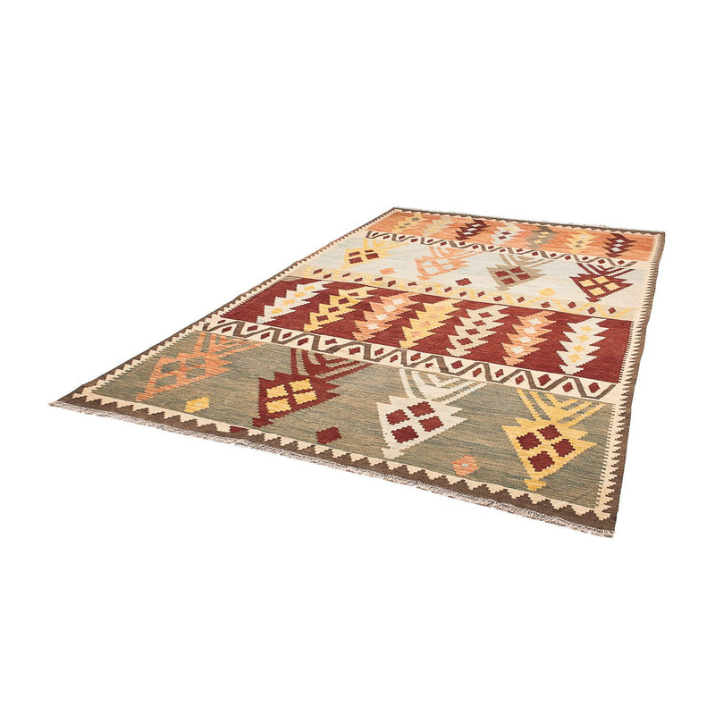 Kelim Carpet - Splash - 295 x 194 cm - flerfarvet