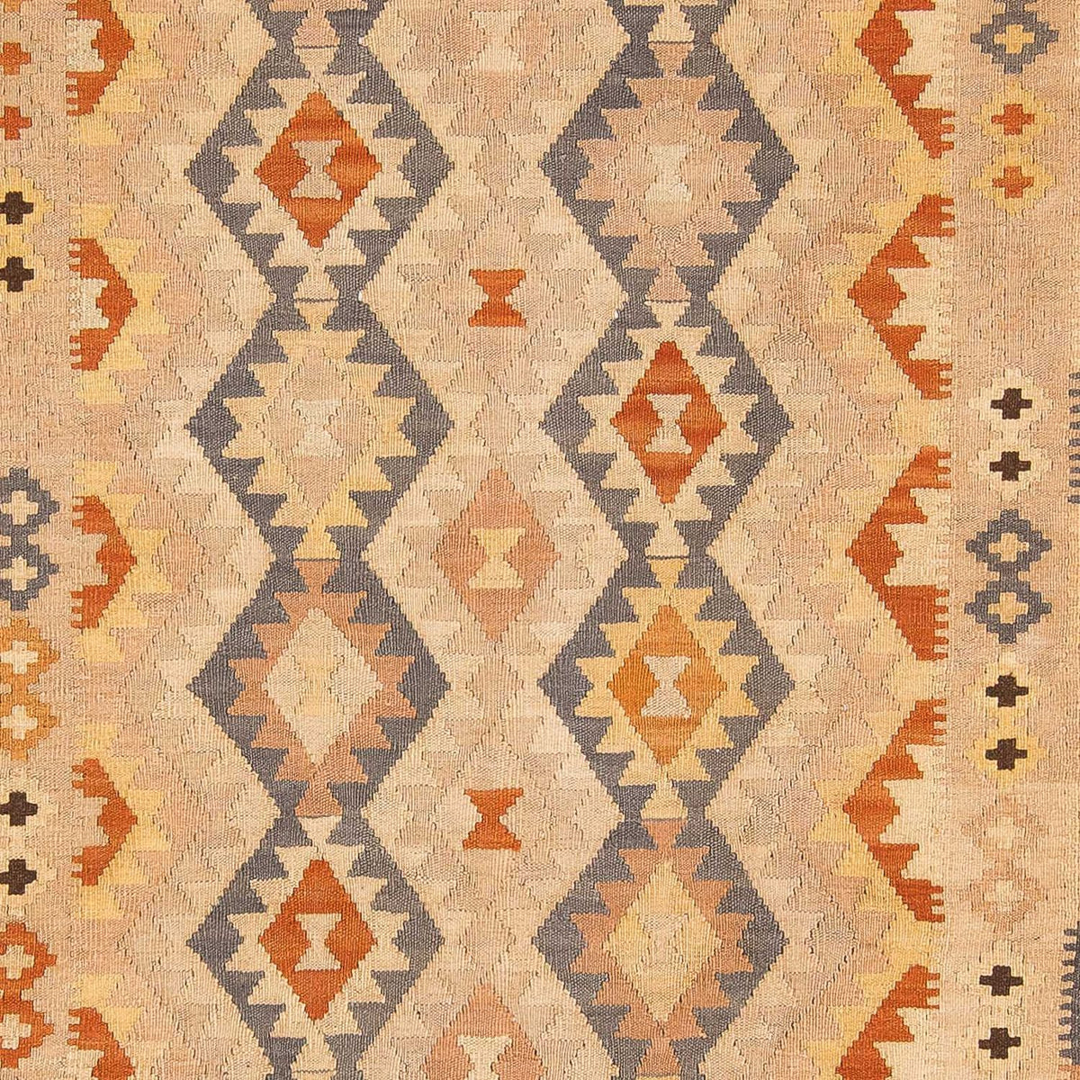 Kelim Carpet - Splash - 293 x 200 cm - lys brun