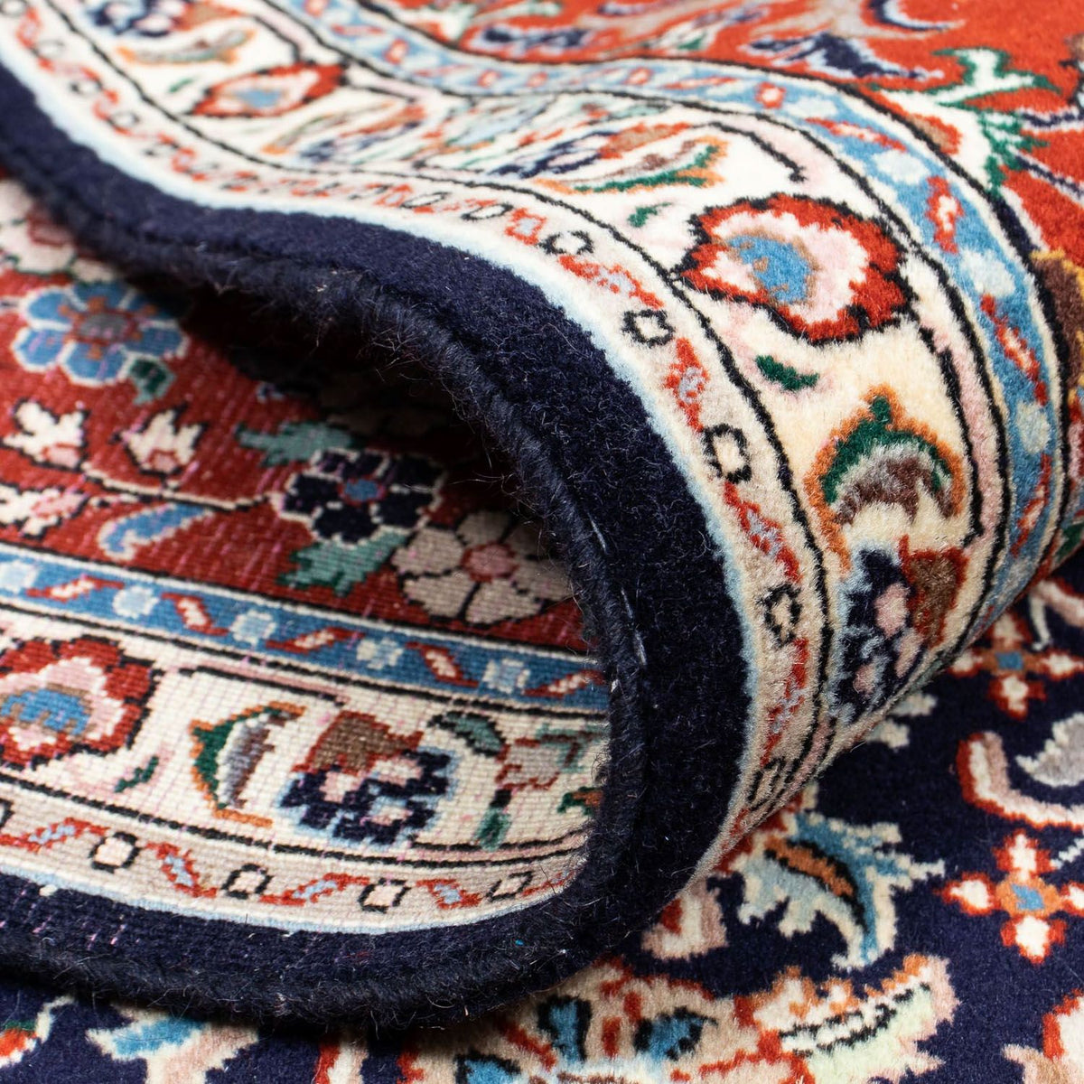 Persisk tæppe - Classic - 209 x 178 cm - mørkeblå