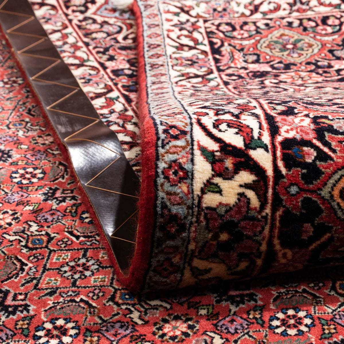 Persisk tæppe - Bijar - Royal - 345 x 253 cm - rød