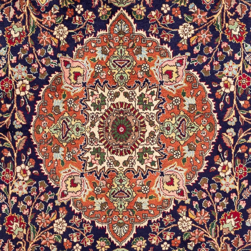 Persisk tæppe - Tabriz - 307 x 200 cm - mørkeblå