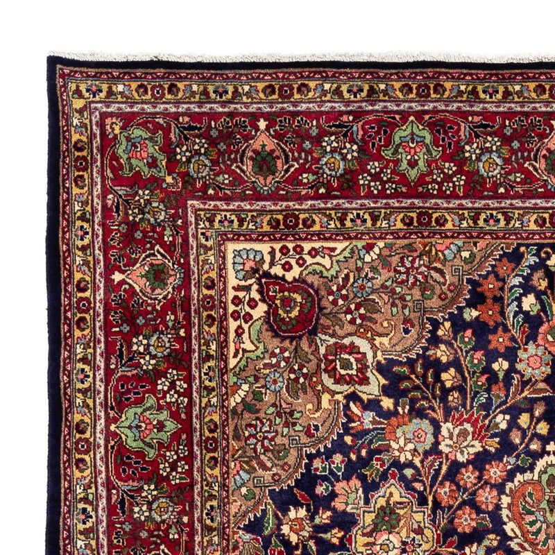 Persisk tæppe - Tabriz - 307 x 200 cm - mørkeblå