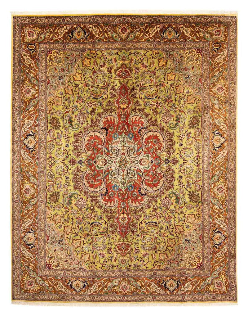 Persisk tæppe - Tabriz - Royal - 373 x 296 cm - flerfarvet