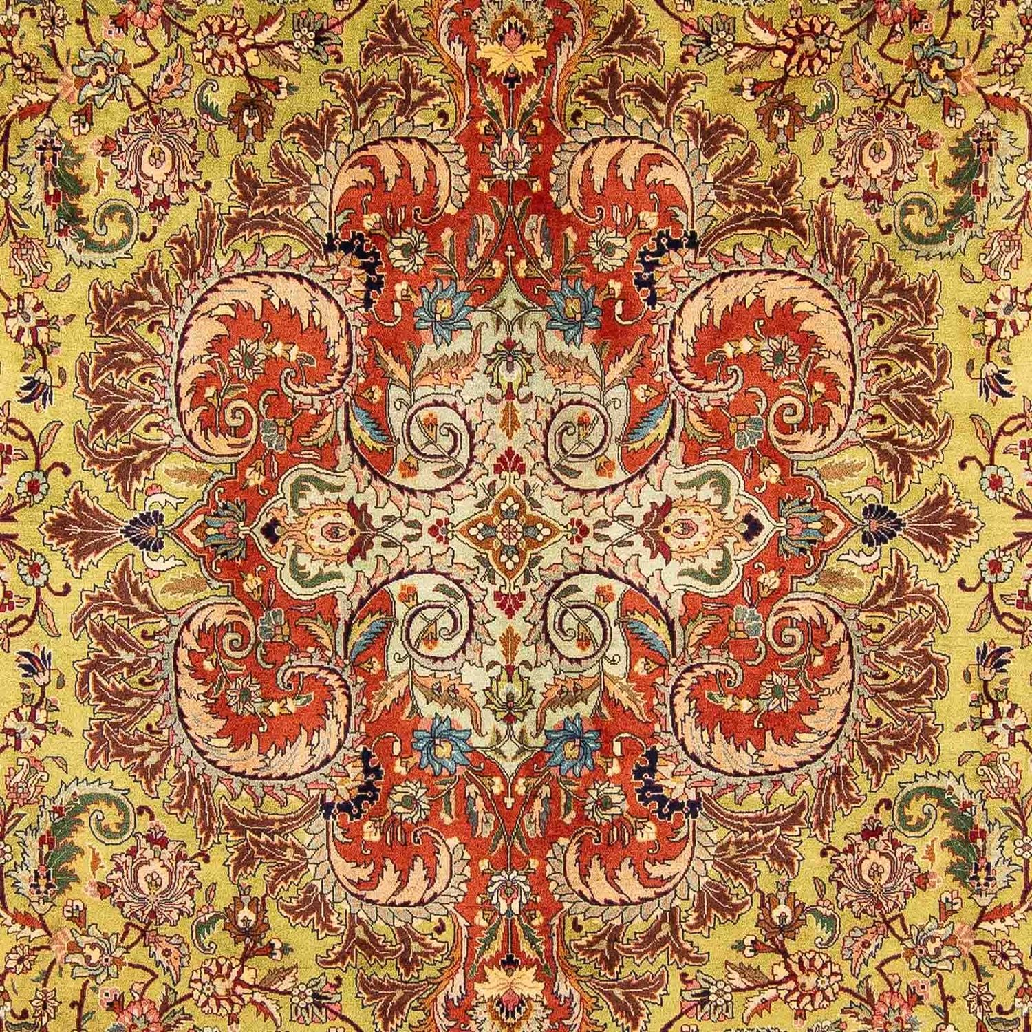 Persisk tæppe - Tabriz - Royal - 373 x 296 cm - flerfarvet