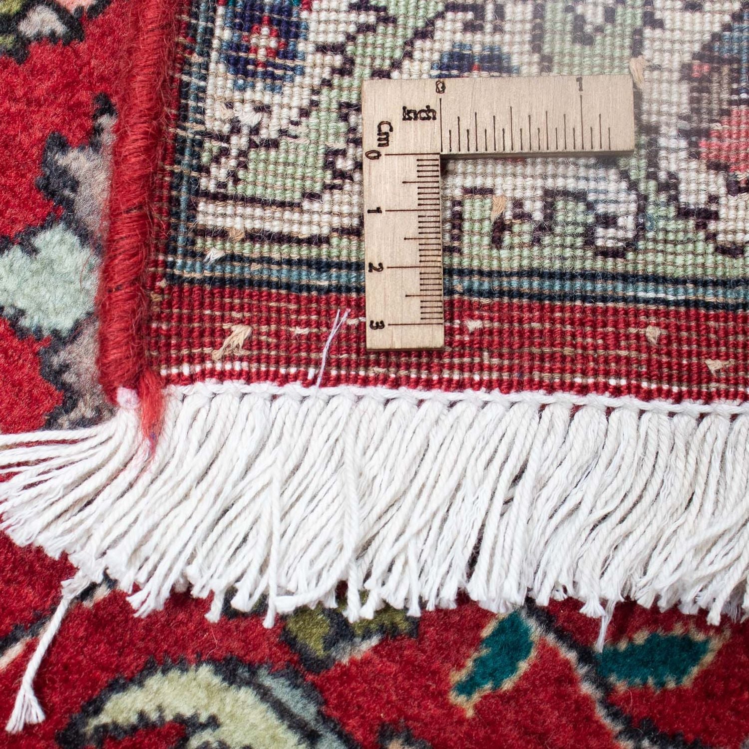 Persisk tæppe - Tabriz - Royal - 349 x 243 cm - mørkerød
