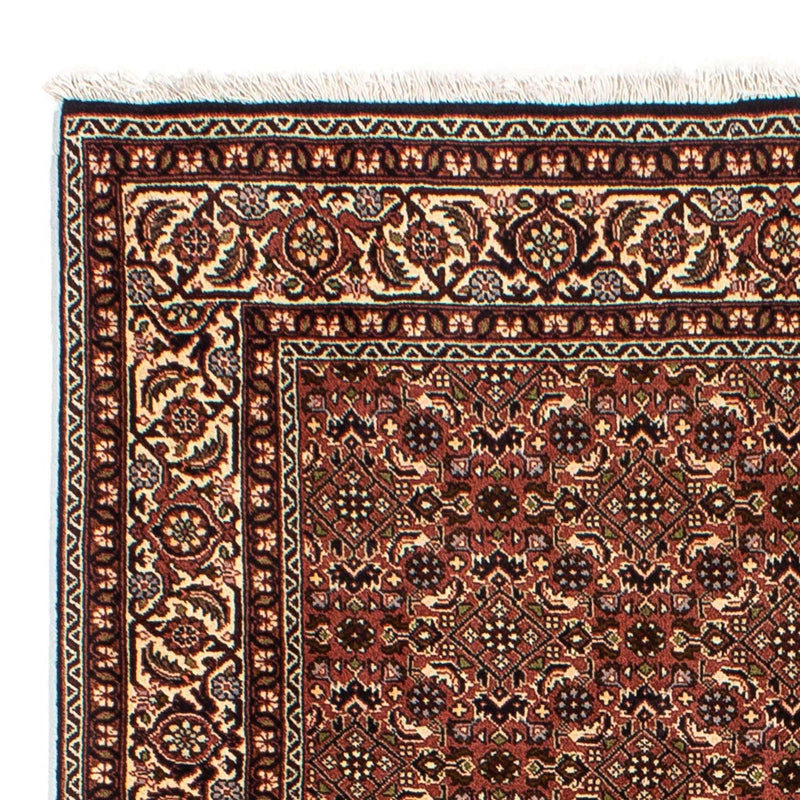 Persisk tæppe - Bijar - 214 x 136 cm - brun