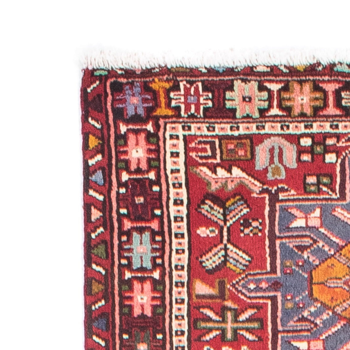 Løber Persisk tæppe - Nomadisk - 390 x 77 cm - rød