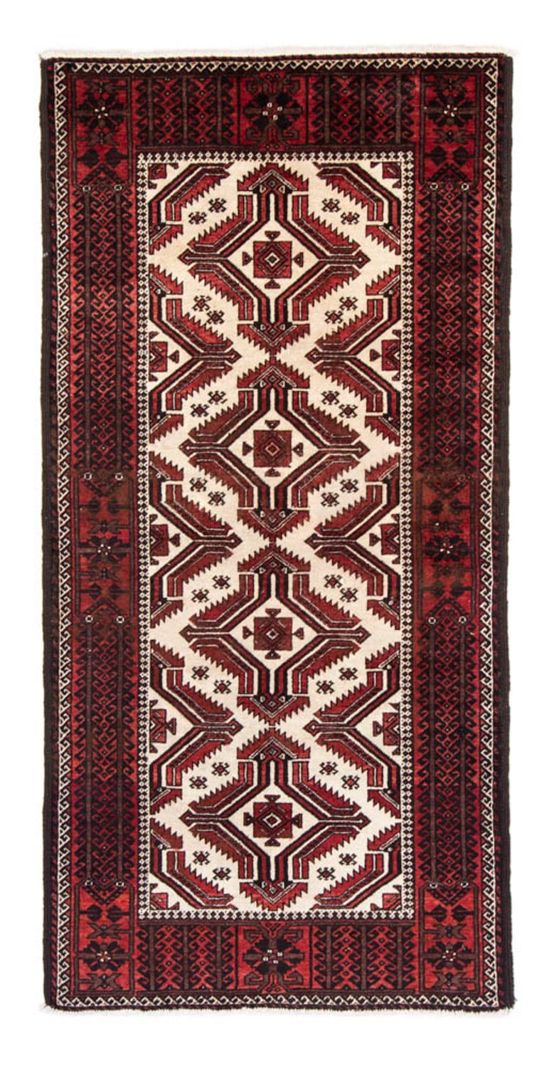 Løber Baluch-tæppe - 218 x 103 cm - rød