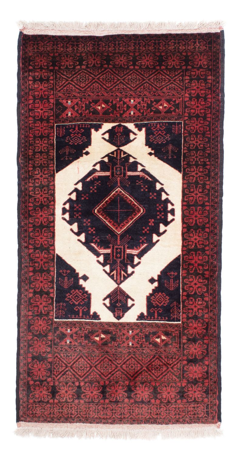 Baluch-tæppe - 157 x 87 cm - mørkerød