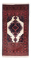 Baluch-tæppe - 157 x 87 cm - mørkerød