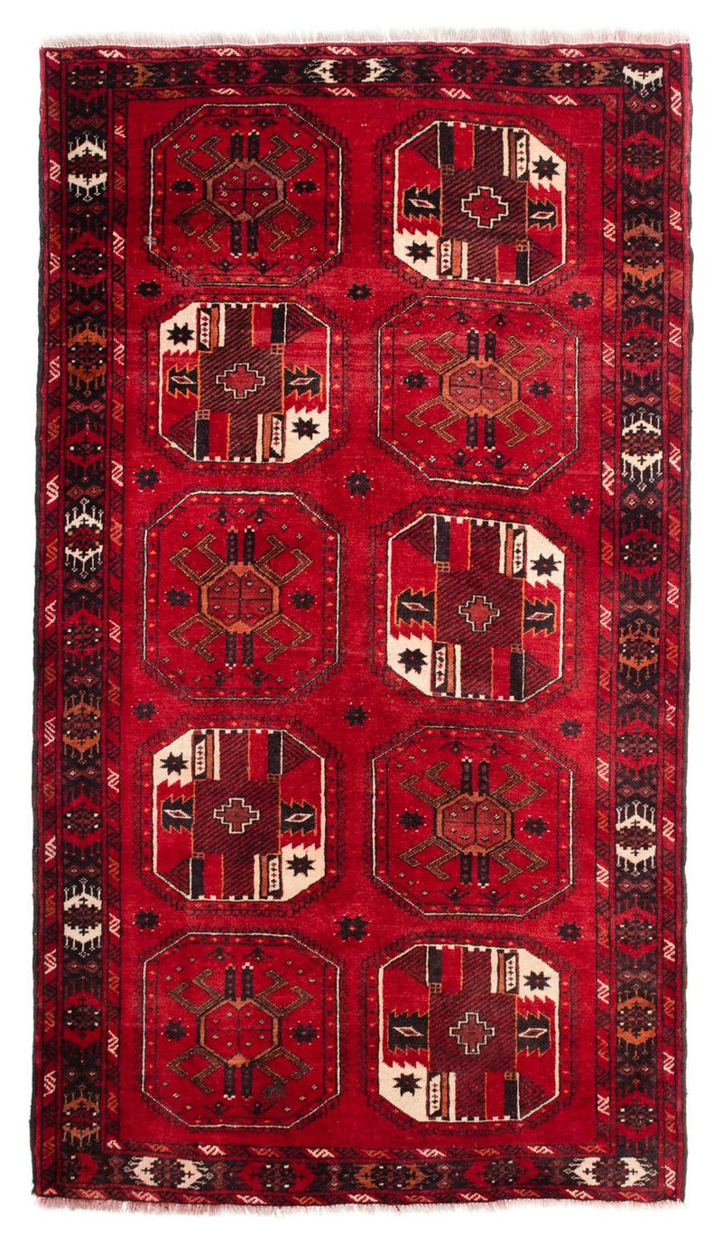 Baluch-tæppe - 190 x 106 cm - mørkerød