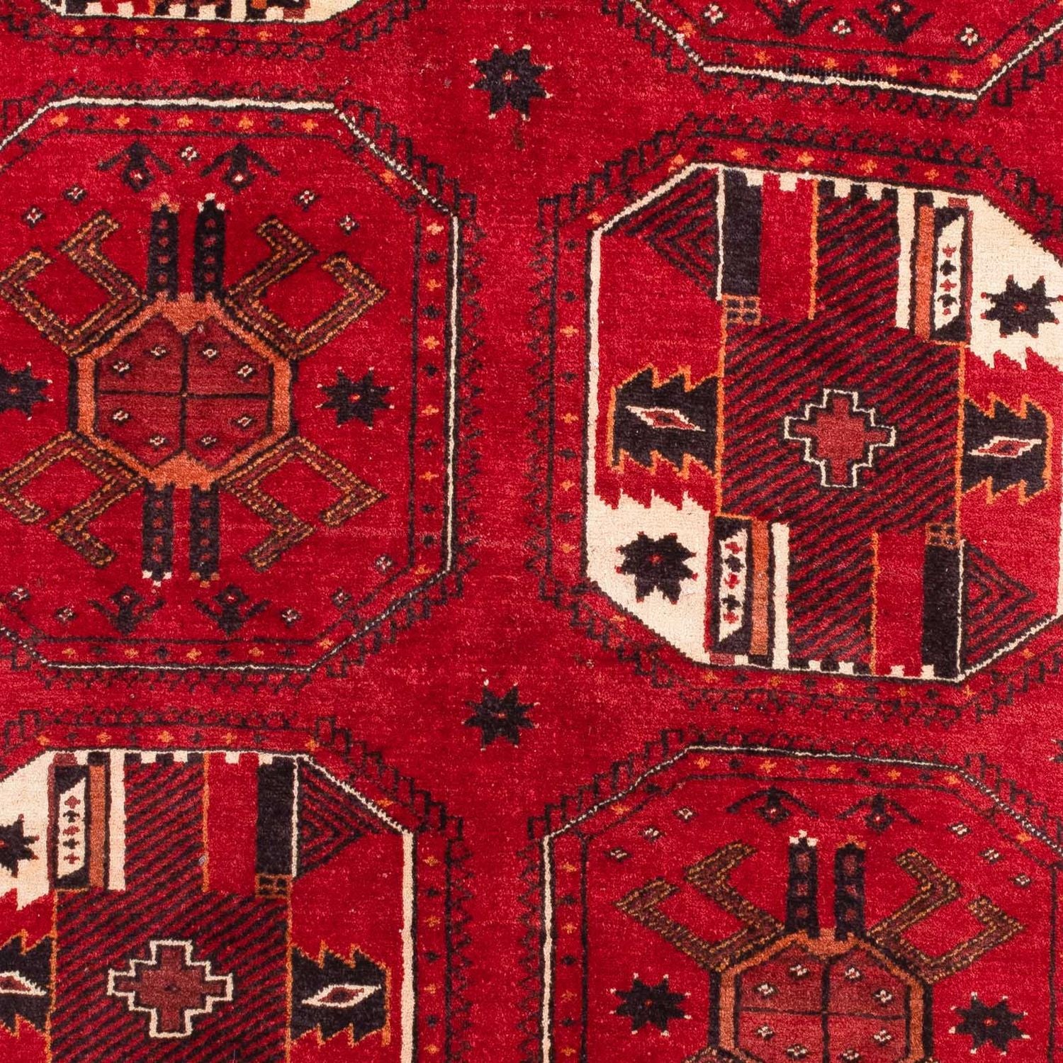 Baluch-tæppe - 190 x 106 cm - mørkerød