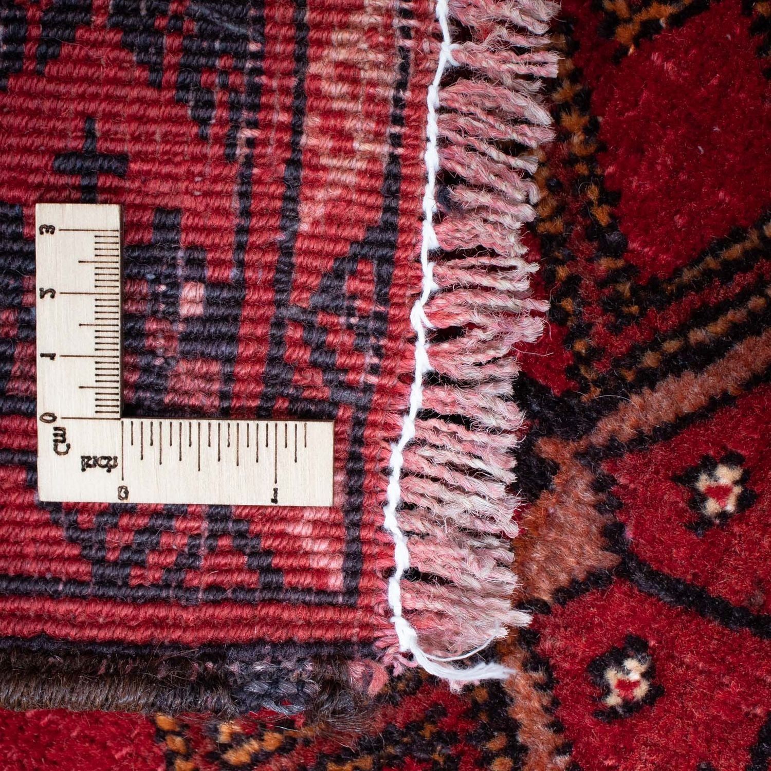 Baluch-tæppe - 190 x 106 cm - mørkerød