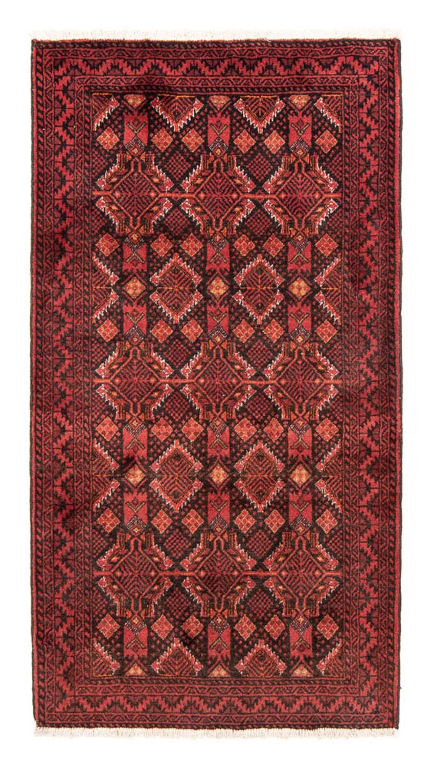 Løber Baluch-tæppe - 194 x 101 cm - rød