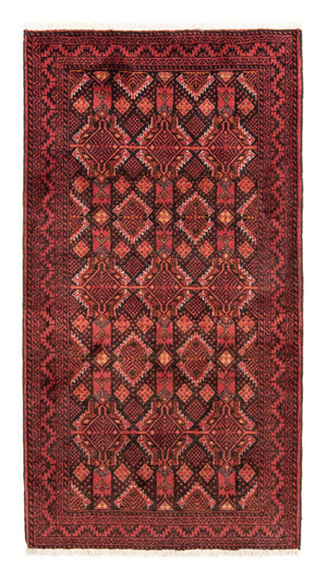 Løber Baluch-tæppe - 194 x 101 cm - rød