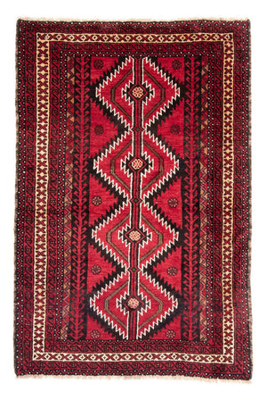 Baluch-tæppe - 190 x 124 cm - flerfarvet