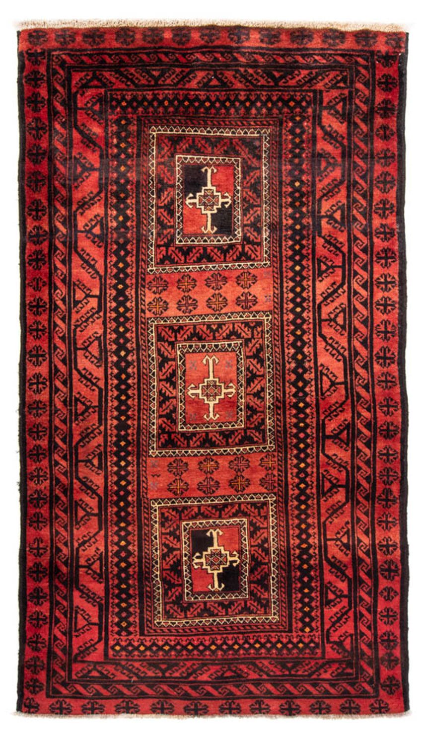 Løber Baluch-tæppe - 236 x 127 cm - rød