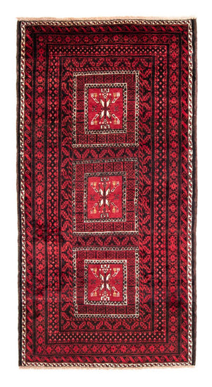 Løber Baluch-tæppe - 220 x 114 cm - rød