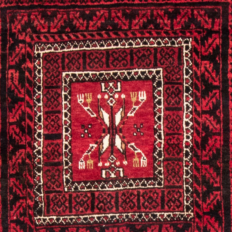 Løber Baluch-tæppe - 220 x 114 cm - rød
