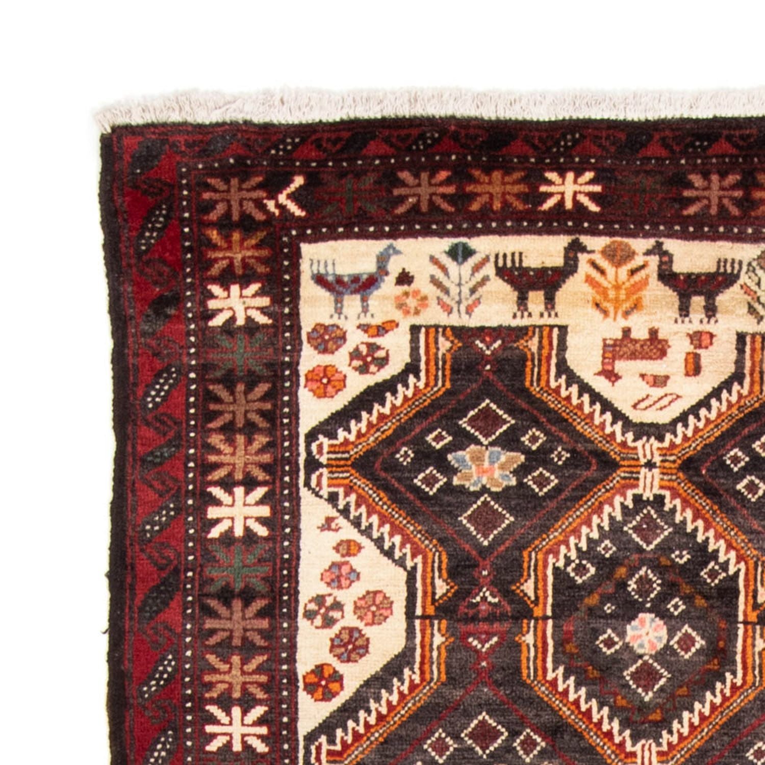 Løber Baluch-tæppe - 225 x 104 cm - beige