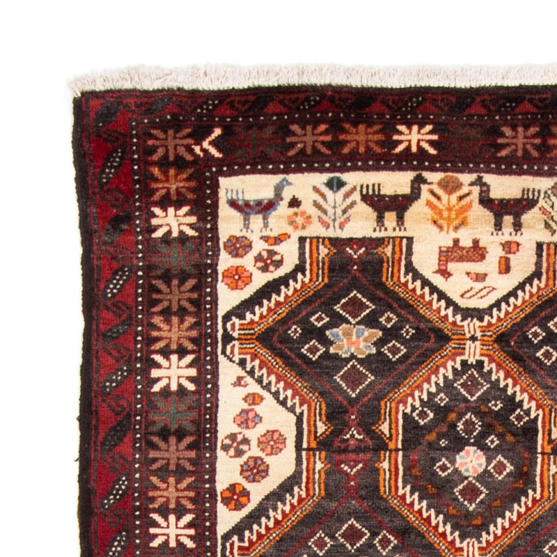 Løber Baluch-tæppe - 225 x 104 cm - beige