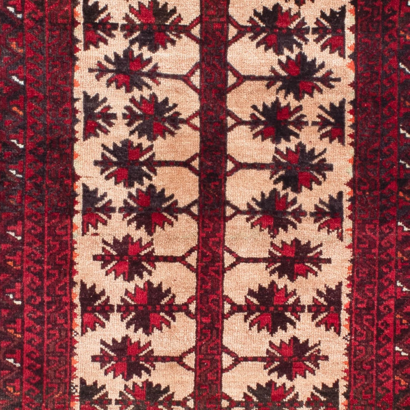 Baluch-tæppe - 136 x 91 cm - mørkerød