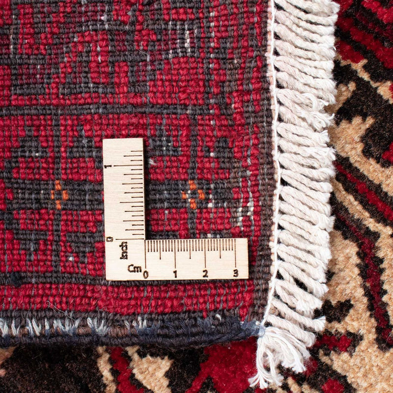 Baluch-tæppe - 136 x 91 cm - mørkerød