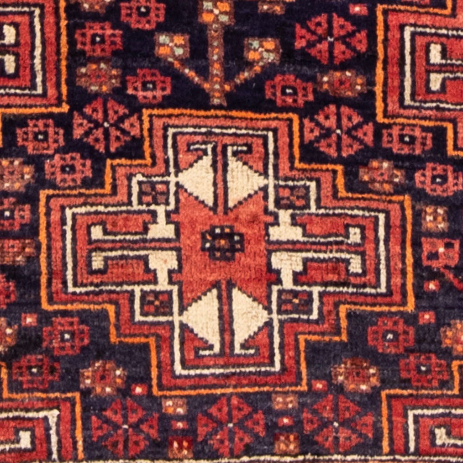 Løber Baluch-tæppe - 221 x 110 cm - rød