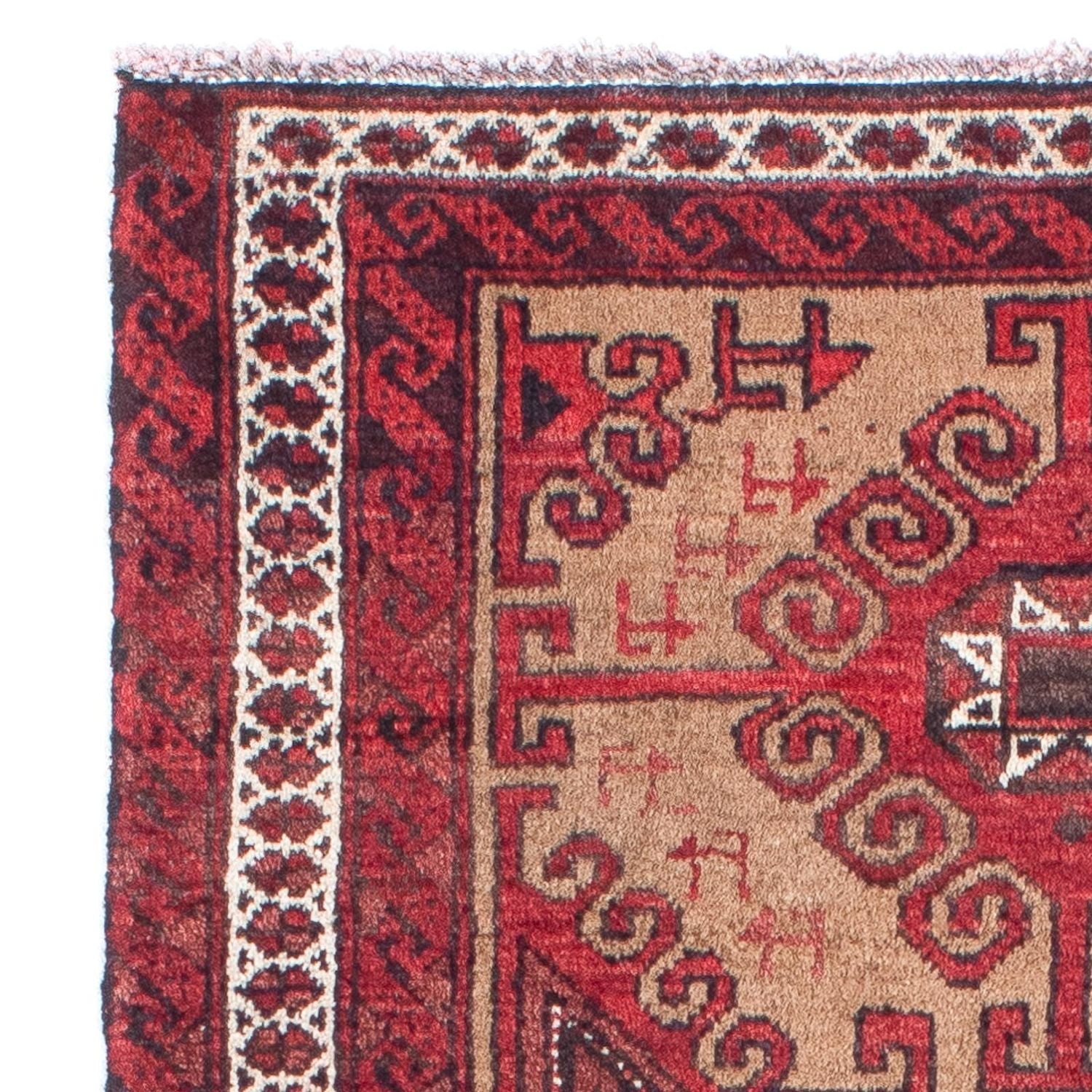 Baluch-tæppe - 140 x 76 cm - rød