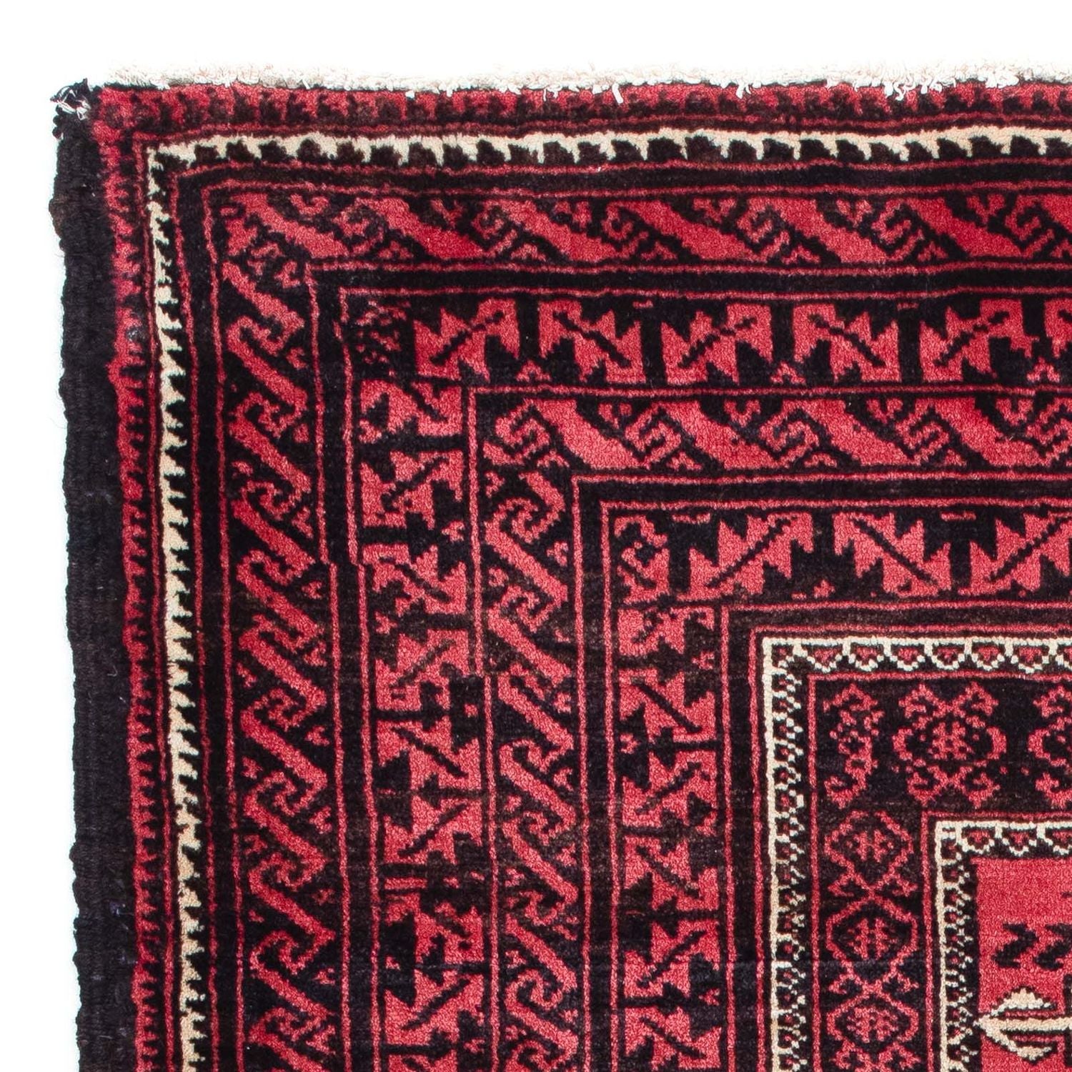 Baluch-tæppe - 158 x 103 cm - mørkerød