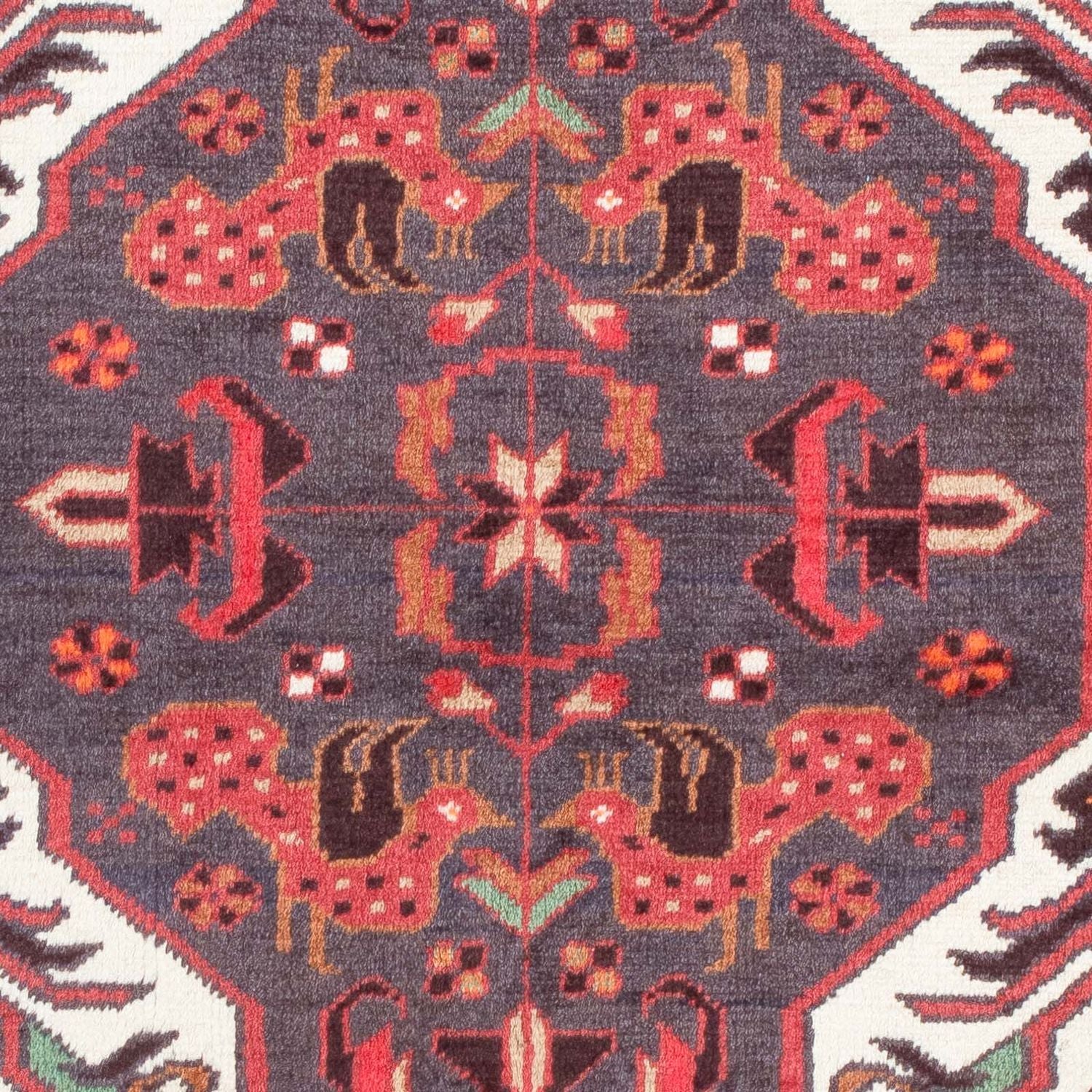 Baluch-tæppe - 156 x 87 cm - mørkerød