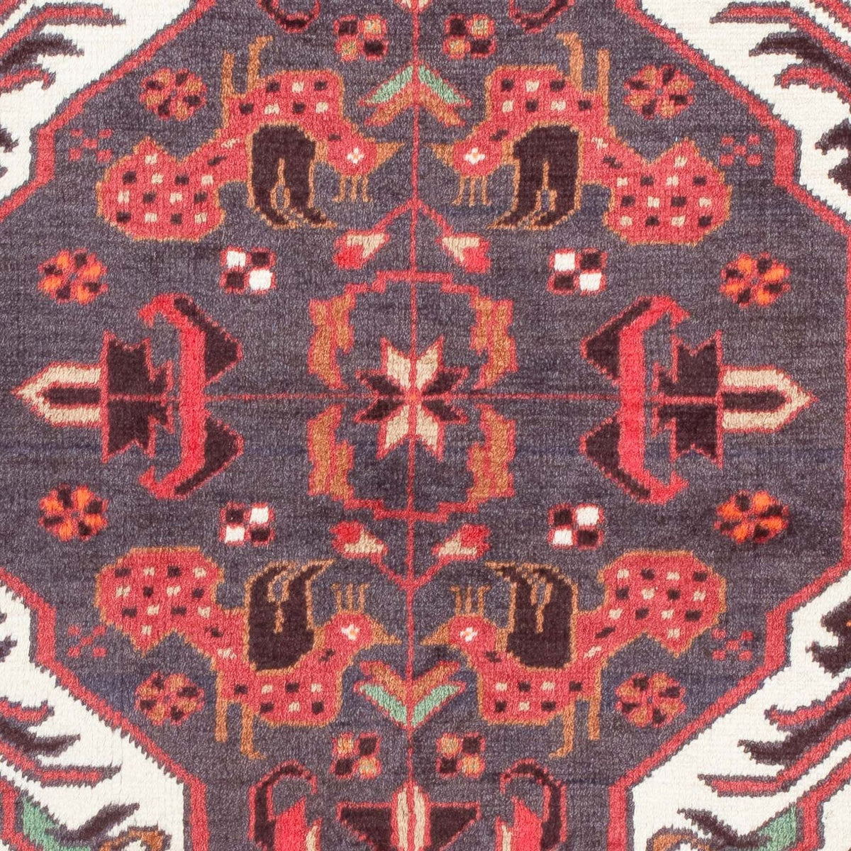 Baluch-tæppe - 156 x 87 cm - mørkerød