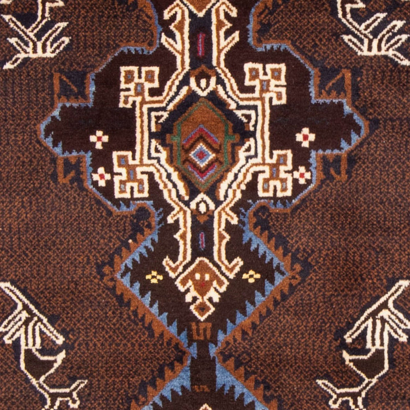 Løber Baluch-tæppe - 201 x 112 cm - lys mocca