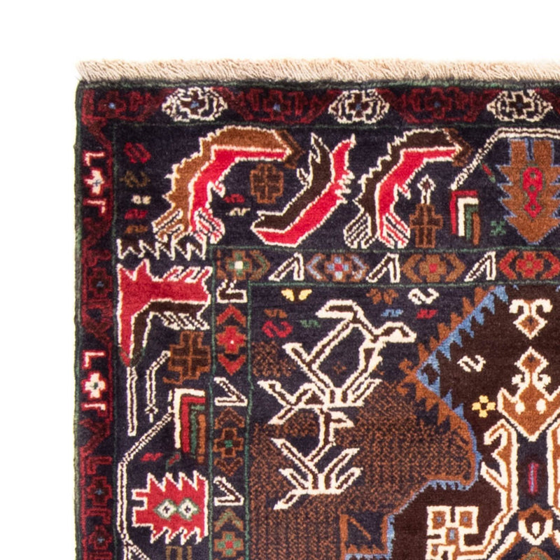 Løber Baluch-tæppe - 201 x 112 cm - lys mocca
