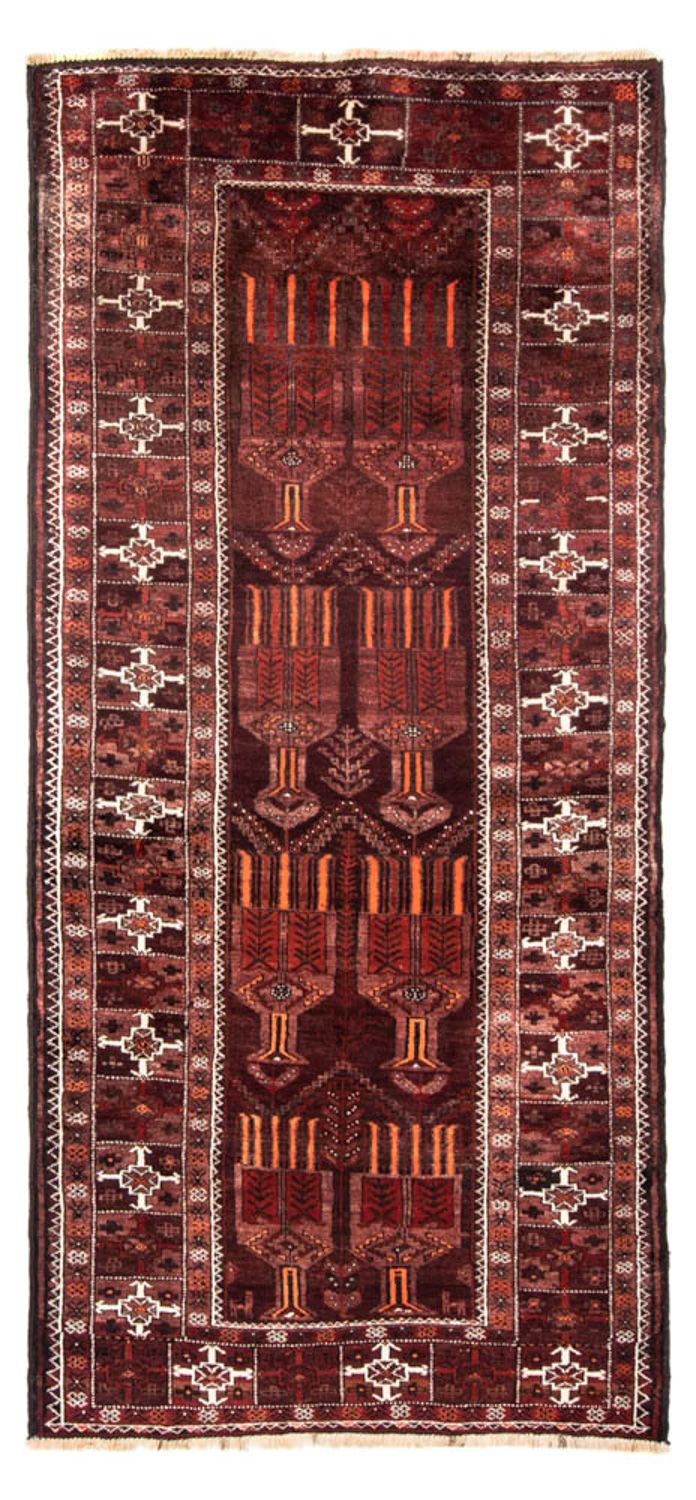 Løber Baluch-tæppe - 239 x 109 cm - rust