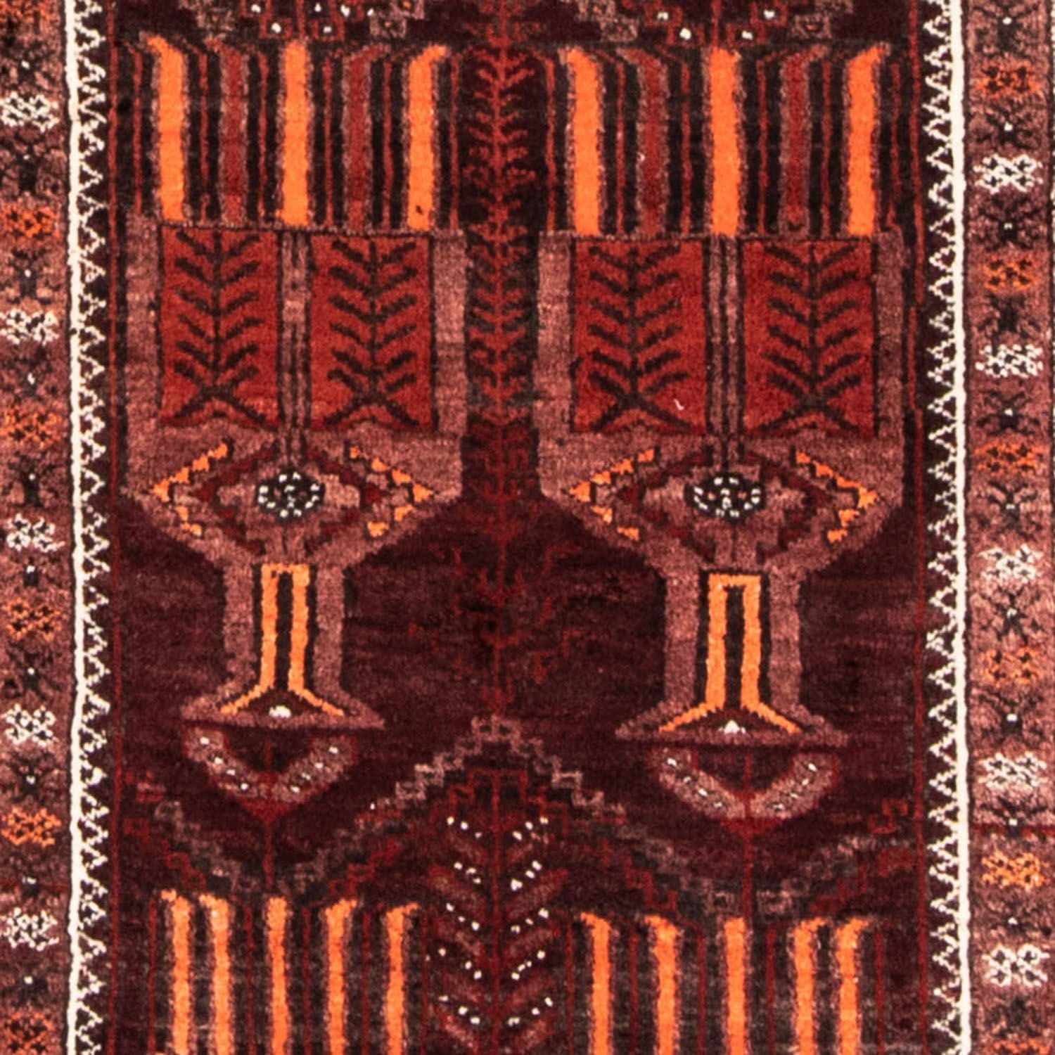 Løber Baluch-tæppe - 239 x 109 cm - rust