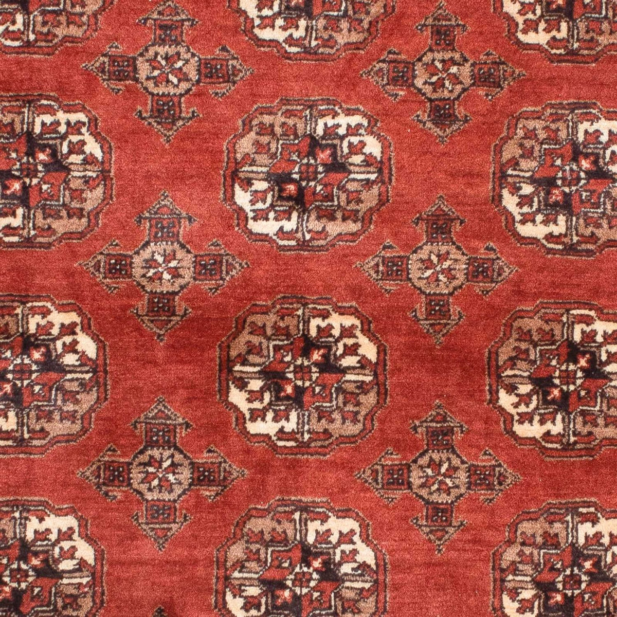 Baluch-tæppe - 143 x 121 cm - mørkerød