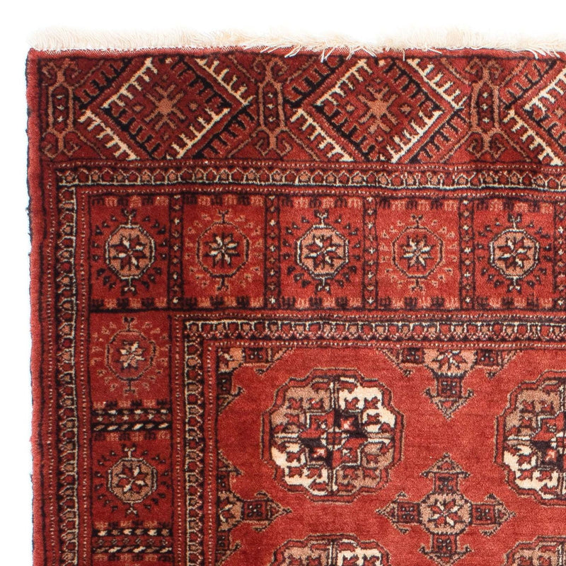 Baluch-tæppe - 143 x 121 cm - mørkerød