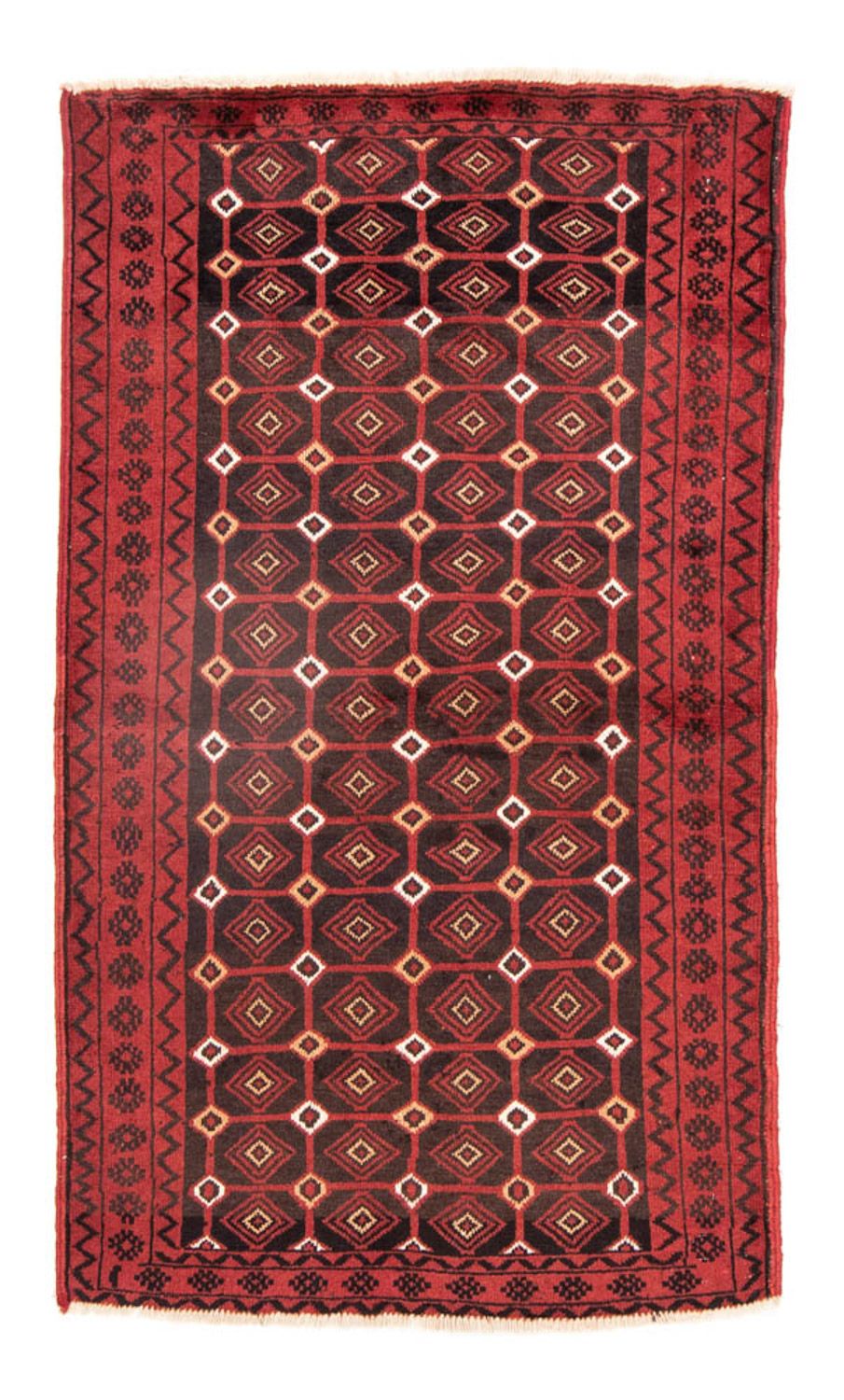 Løber Baluch-tæppe - 188 x 107 cm - rød