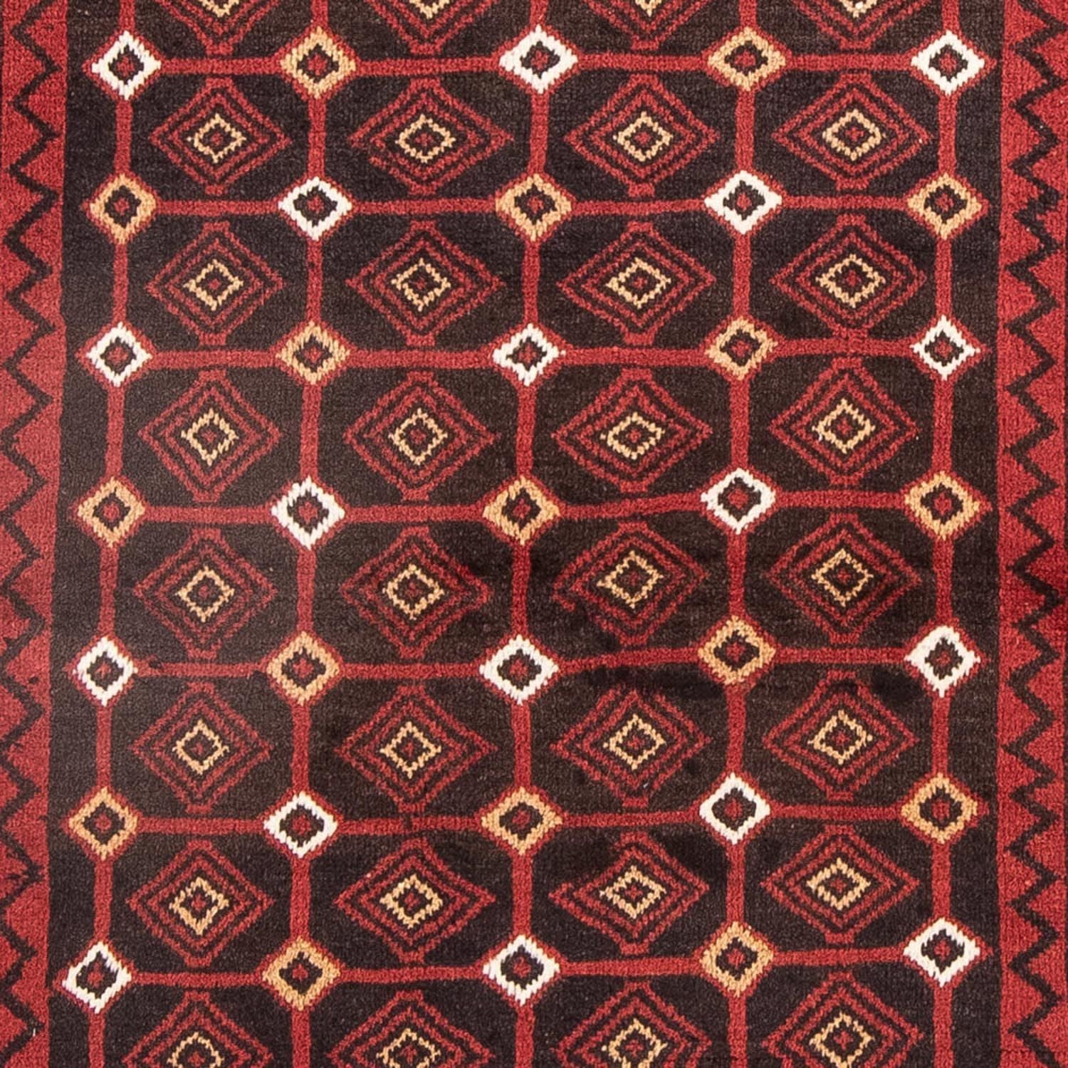 Løber Baluch-tæppe - 188 x 107 cm - rød