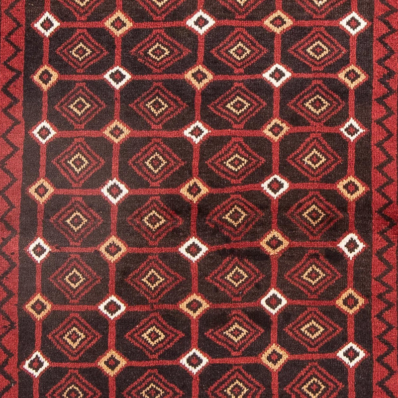 Løber Baluch-tæppe - 188 x 107 cm - rød