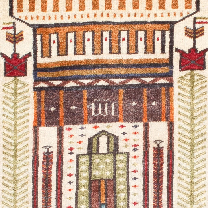 Baluch-tæppe - 119 x 89 cm - beige