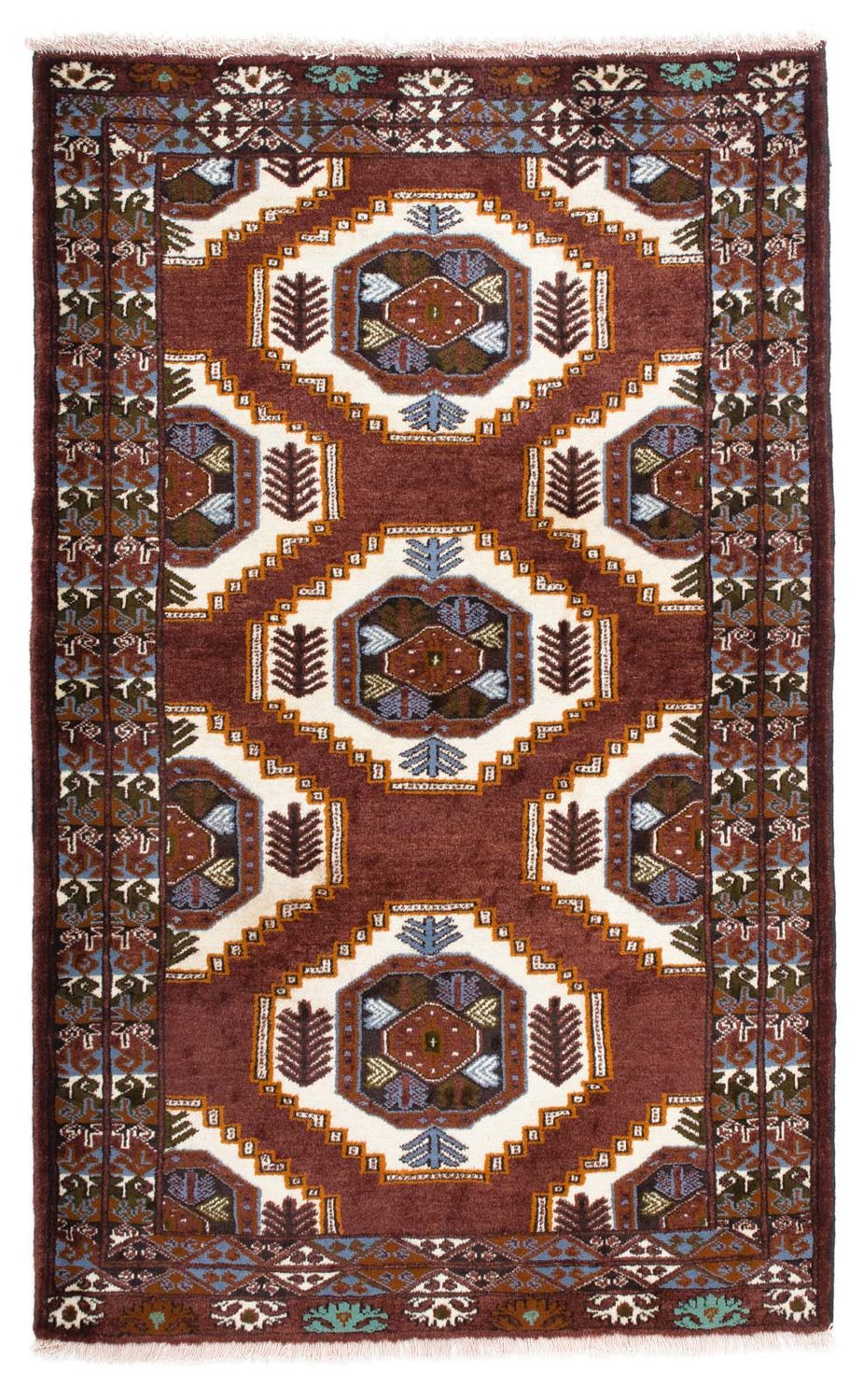 Baluch-tæppe - 160 x 102 cm - brun