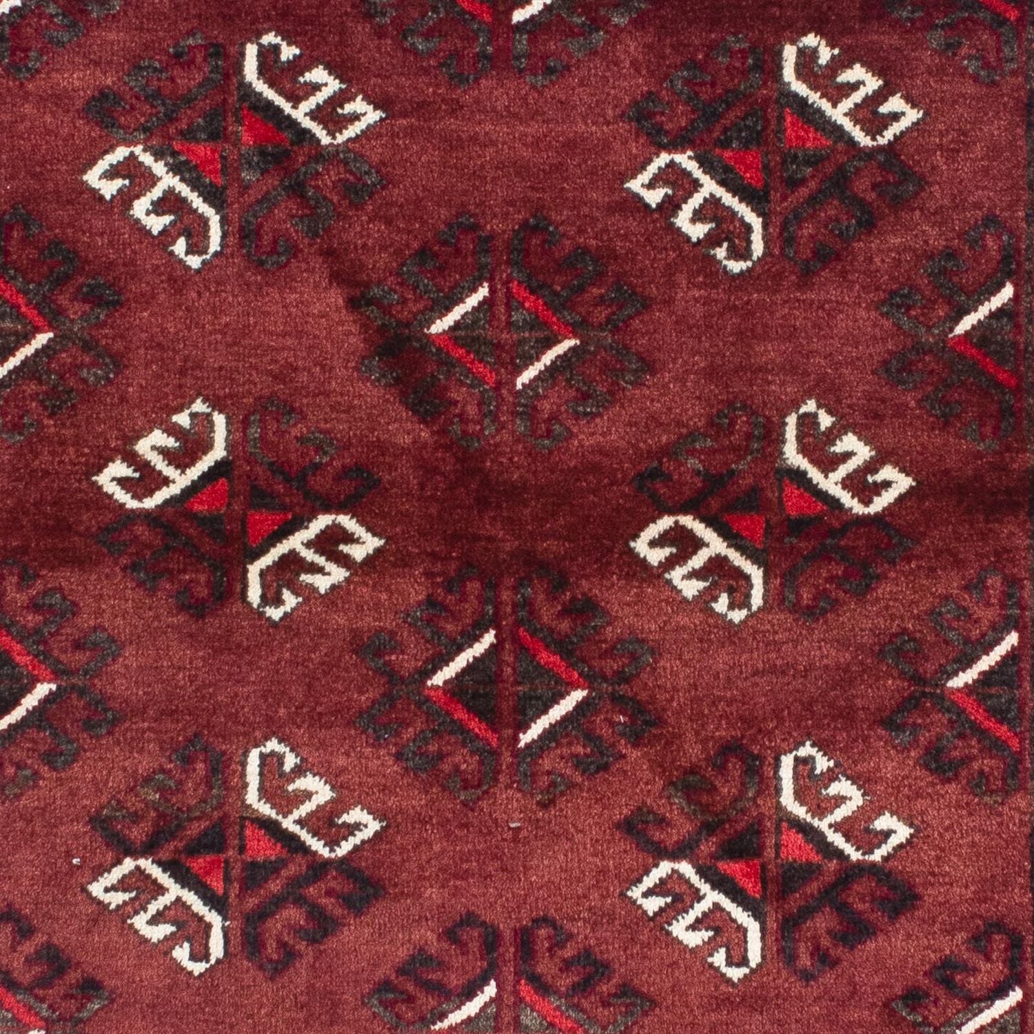 Baluch-tæppe - 145 x 102 cm - mørkerød