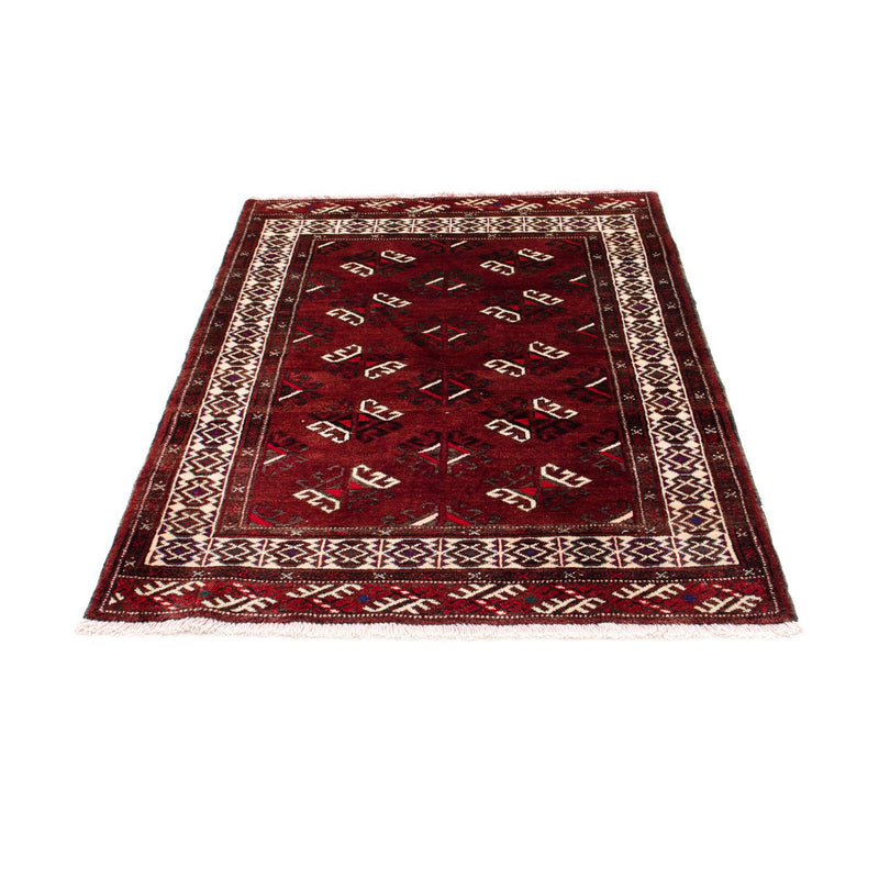 Baluch-tæppe - 145 x 102 cm - mørkerød