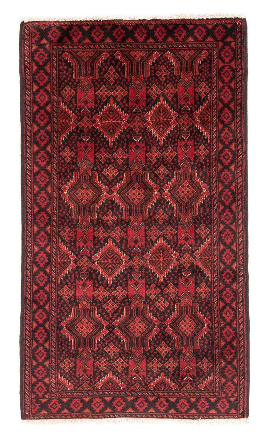 Løber Baluch-tæppe - 187 x 99 cm - rød