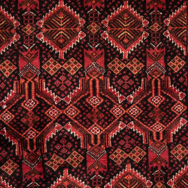 Løber Baluch-tæppe - 184 x 96 cm - mørkerød