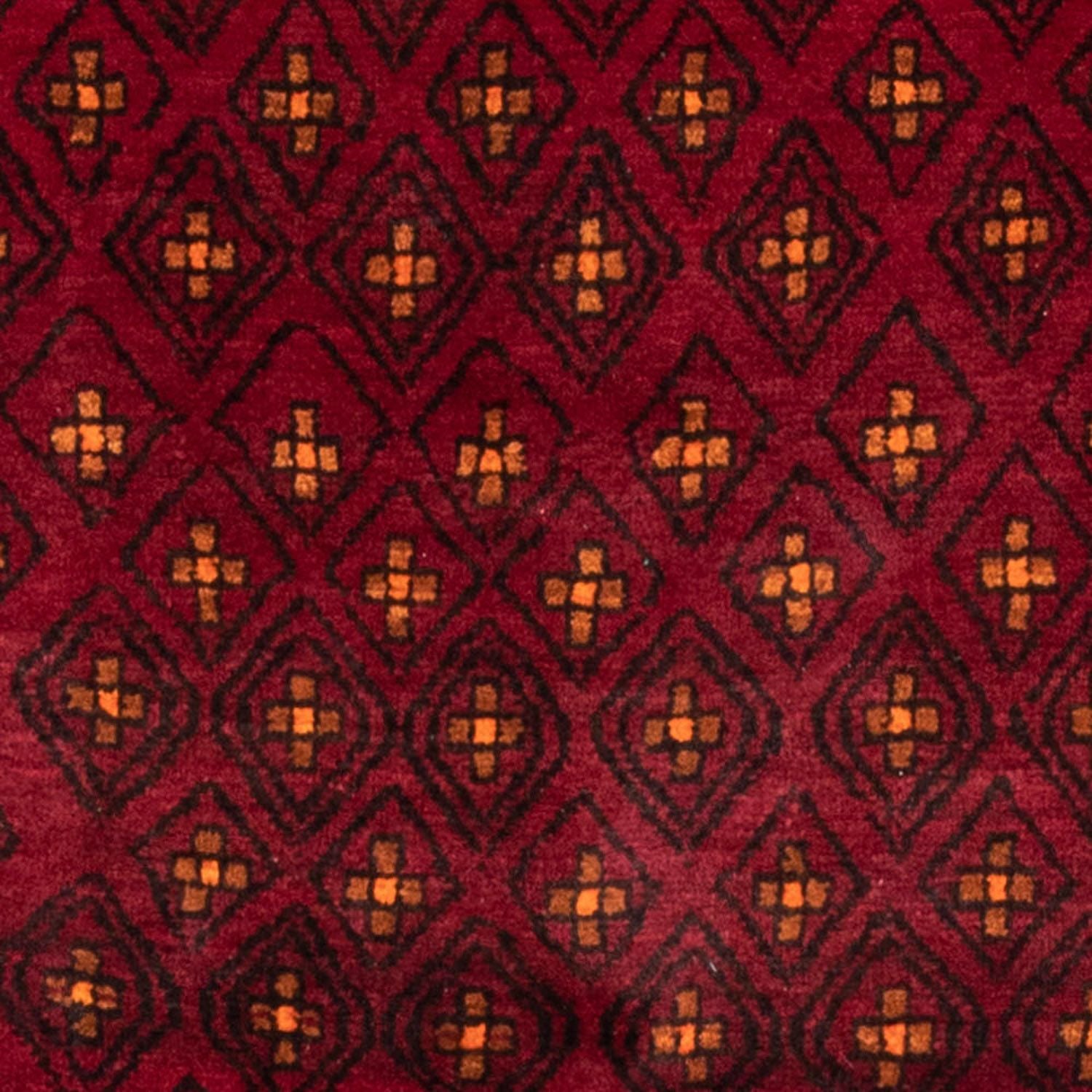 Løber Baluch-tæppe - 182 x 103 cm - mørkerød