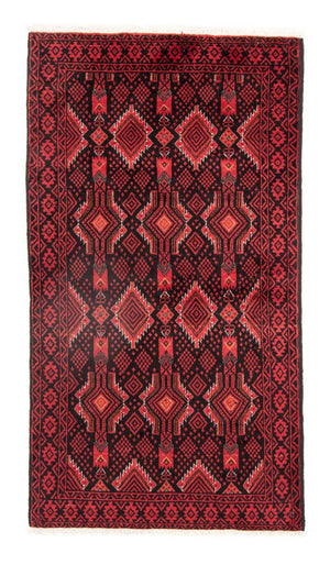 Løber Baluch-tæppe - 187 x 103 cm - rød