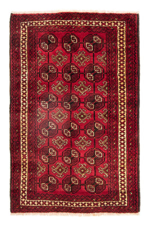Baluch-tæppe - 190 x 138 cm - mørkerød